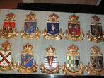 Crest/schild Belgische Marine eenheden, Verzamelen, Ophalen of Verzenden, Marine