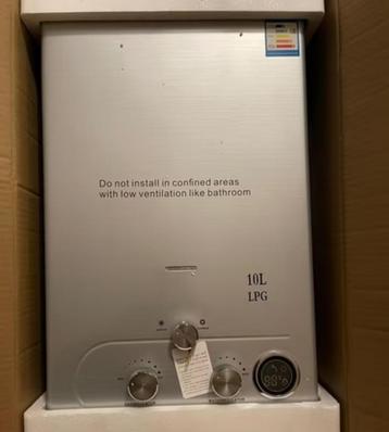 10L Propaan Boiler / LPG Geiser | Overal Warm Water -NIEUW- beschikbaar voor biedingen