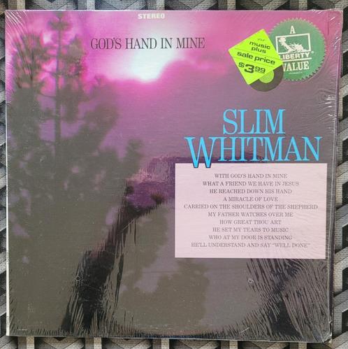 LP Slim Whitman God's hand in mine, Cd's en Dvd's, Vinyl | Country en Western, Gebruikt, Ophalen of Verzenden