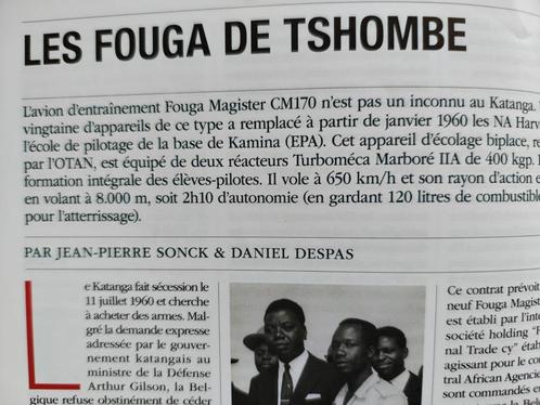 Fouga van Tshombe aviation State Katanga Belgisch Congo boek, Boeken, Geschiedenis | Nationaal, Gelezen, 20e eeuw of later, Verzenden