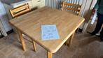 Uittrekbare keukentafel met  4 stoelen, Huis en Inrichting, Tafels | Eettafels, Ophalen, Gebruikt