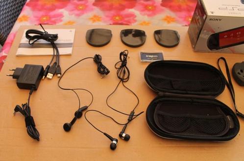 Playstation PSP + accessoires, Games en Spelcomputers, Spelcomputers | Sony PSP, Zo goed als nieuw, PSP, Zwart, Ophalen