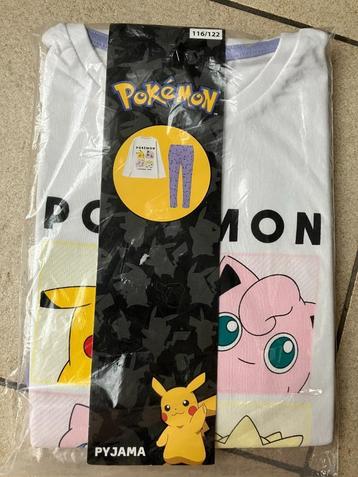 Nieuwe Pokemon pyjama - maat 116 / 122 beschikbaar voor biedingen