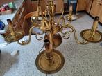 Vintage koperen kroonluchter, Huis en Inrichting, Ophalen, Gebruikt, Metaal