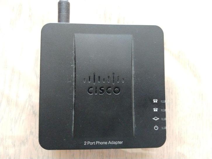 Cisco SPA 112 2 ports ATA Phone adapter, Telecommunicatie, Datacommunicatie en VoIP, Zo goed als nieuw, Accessoires, Ophalen of Verzenden