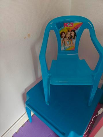 Chaise et table pour enfants k3