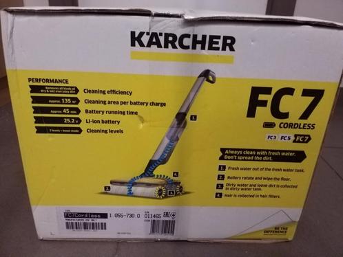 Nettoyeur de sol Karcher FC7 sans fil Neuf, Elektronische apparatuur, Stoomapparaten, Ophalen