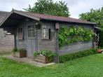 Houten tuinhuis met oversteek, Jardin & Terrasse, Abris de jardin, Avec auvent, Bois, Abri de jardin, Enlèvement