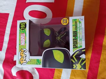 Funko pop spiderman 195 stealth suit gitd beschikbaar voor biedingen