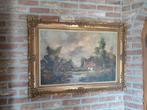 „Boerderijen van het landgoed Bokrijk” Groot origineel schil, Antiek en Kunst, Kunst | Schilderijen | Klassiek, Ophalen