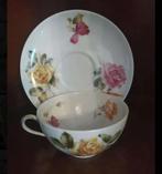 Antiek C.Ahrenfeldt Limoges Frankrijk kopje schotel, Enlèvement ou Envoi