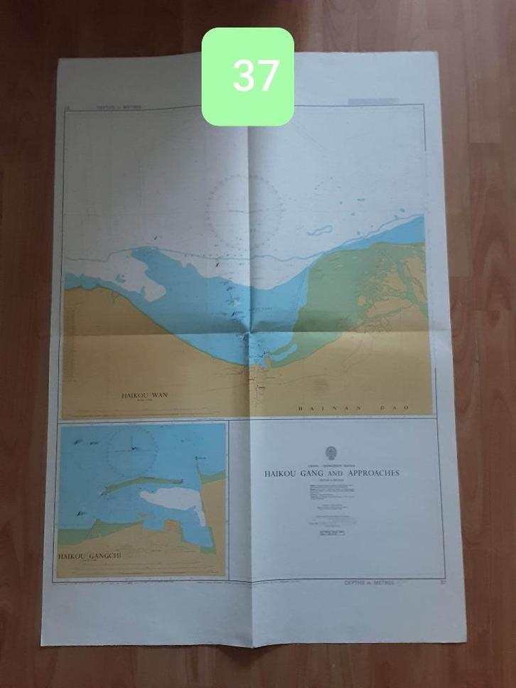 kaarten met vaarroutes (deel 1), Verzamelen, Scheepvaart, Gebruikt, Kaart, Foto of Prent, Ophalen of Verzenden