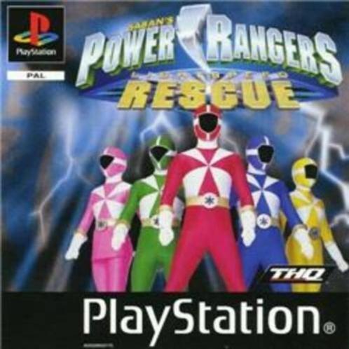 Power Rangers Light Speed Rescue, Consoles de jeu & Jeux vidéo, Jeux | Sony PlayStation 1, Utilisé, Aventure et Action, 1 joueur