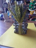 Vase. Verre et bois. Neuf., Maison & Meubles, Accessoires pour la Maison | Vases, Enlèvement ou Envoi, Comme neuf, Verre