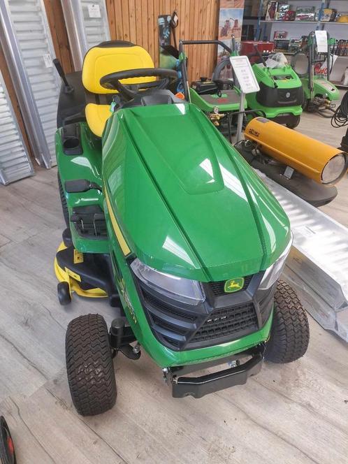 Nieuwe grasmaaier JOHN DEERE X 350 R, Tuin en Terras, Zitmaaiers, Nieuw, 90 tot 120 cm, Elektrische starter, Mulchfunctie, Opvangzak