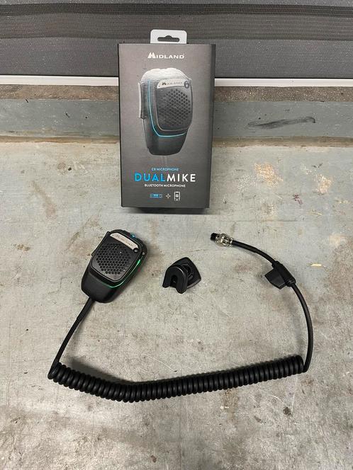 Midland dual-mike 4pins 4in1 bluetooth microfoon/27Mhz, Auto diversen, Auto-accessoires, Zo goed als nieuw, Ophalen of Verzenden