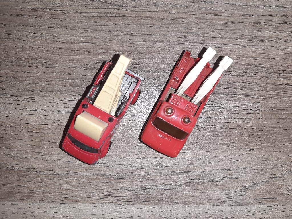 2x Matchbox Wreck Truck, Ophalen of Verzenden, Gebruikt, Bus of Vrachtwagen