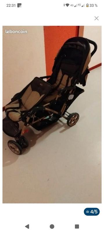 Poussette double avec cosy, Enfants & Bébés, Poussettes & Combinaisons, Poussette