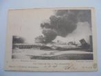antwerpen - hoboken- brandende tanks, Verzamelen, Postkaarten | België, Ophalen of Verzenden, Voor 1920, Gelopen, Antwerpen