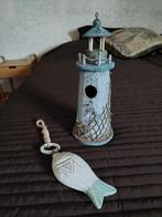 vogelhuisje in hout in vorm van vuurtoren, Ophalen of Verzenden, Zo goed als nieuw