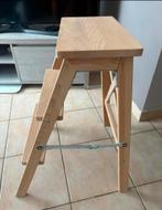 Escabeau Ikea en hêtre 63 cm, Ophalen, Zo goed als nieuw