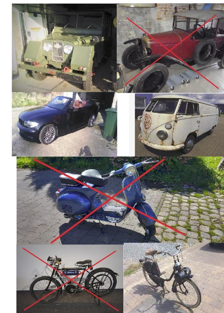 verschillende Oltimers - Classics collectie te koop, Auto's, Oldtimers, Particulier, Achteruitrijcamera, Overige merken, Benzine