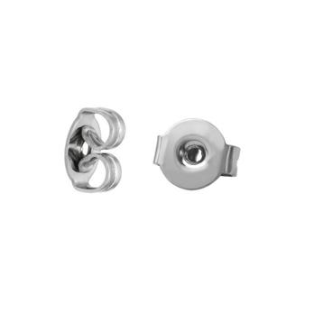Boucle d'oreille en acier chirurgical - une paire, Enlèvement ou Envoi, Neuf, Argent