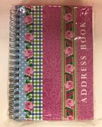 nieuw adresboekje roze met bloemen, Diversen, Ophalen of Verzenden, Nieuw