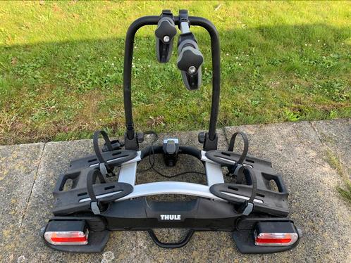 Thule VeloCompact 925, Autos : Divers, Porte-vélos, Comme neuf, Support d'attelage, 2 vélos, Pneus larges, Vélo électrique, Enlèvement