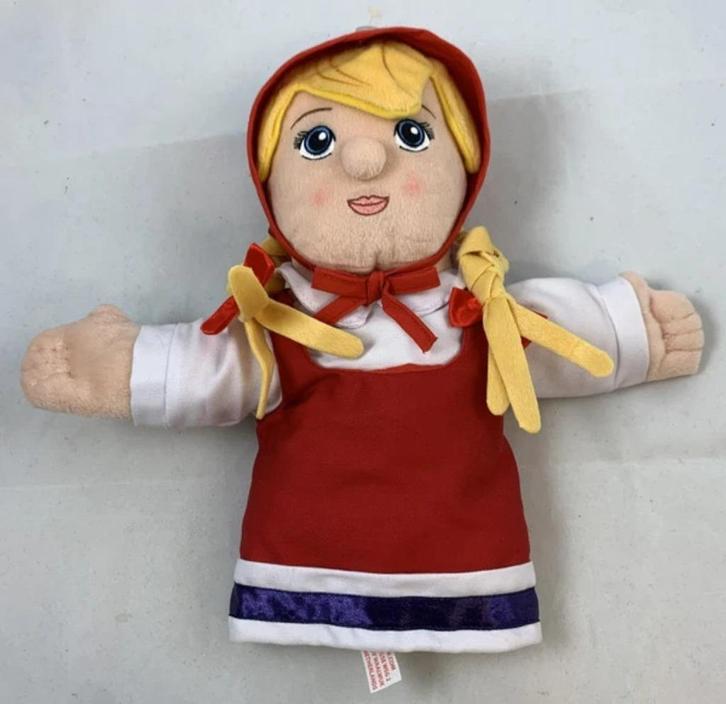 Efteling Roodkapje handpop pop sprookjesbos pretpark Dushi, Kinderen en Baby's, Speelgoed | Knuffels en Pluche, Zo goed als nieuw