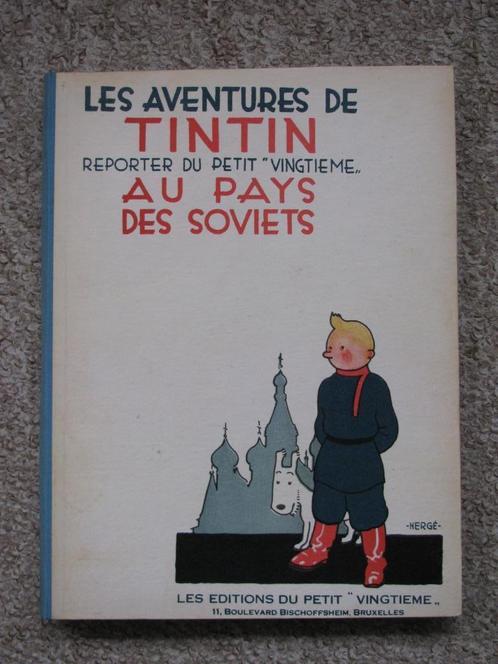 Tintin au Pays des Soviets - hardcover 1980 - nr 312 van 400, Livres, BD, Comme neuf, Une BD, Enlèvement ou Envoi