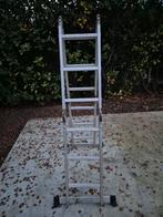 Plooiladder 6 sporten te koop, Doe-het-zelf en Bouw, Ladders en Trappen, Ophalen, Zo goed als nieuw