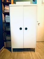 IKEA BUSUNGE kledingkast (wit, 80x139 cm), Ophalen, Kast, 50 tot 70 cm, 105 cm of meer