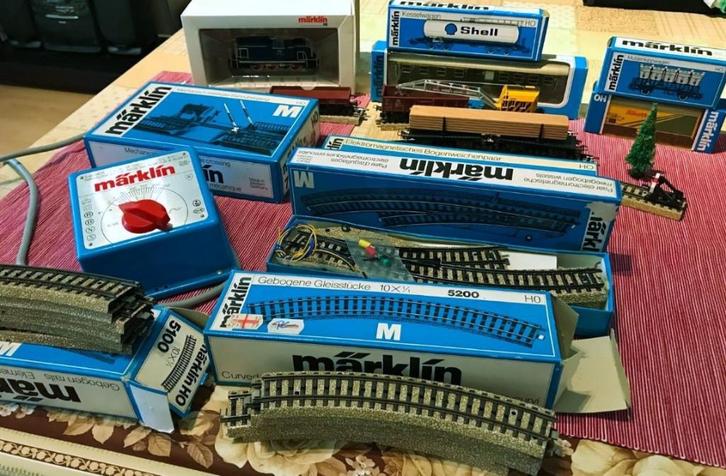 Train électrique complet Märklin, Hobby en Vrije tijd, Modeltreinen | H0, Zo goed als nieuw, Locomotief, Märklin, Ophalen