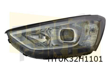Hyundai Santa fe koplamp Links (halogeen/LED DRL) Origineel!, Auto-onderdelen, Verlichting, Hyundai, Nieuw, Verzenden