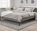 Ikea Slattum bed kader met lattenbodem, Huis en Inrichting, Slaapkamer | Bedden, Ophalen, Tweepersoons, Zo goed als nieuw, 200 cm