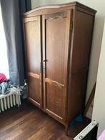 Armoire/penderie vintage en bois massif, Ophalen, Zo goed als nieuw