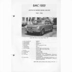 BMC 1800 Ado 17 Vraagbaak losbladig 1965-1966 #4 Nederlands, Boeken, Auto's | Boeken, Gelezen, Ophalen of Verzenden