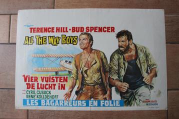 filmaffiche Terence Hill All The Way Boys 1972 filmposter beschikbaar voor biedingen