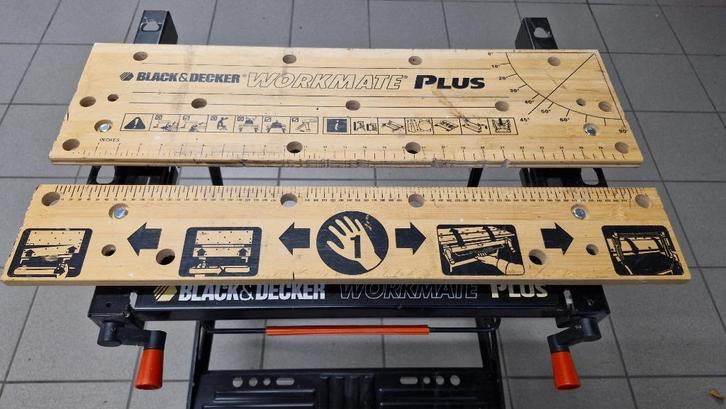 Black&Decker werkbank WM825 XJ, Doe-het-zelf en Bouw, Werkbanken, Gebruikt, 70 tot 120 cm, Inklapbaar, Ophalen