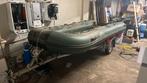 Rubberboot 3,8meter  met motor 9.9 en trailer, Sports nautiques & Bateaux, Canots pneumatiques, Comme neuf, Enlèvement