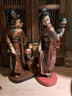 Twee Japanse Geisha Beelden 74cm, Antiek en Kunst, Curiosa en Brocante, Ophalen of Verzenden