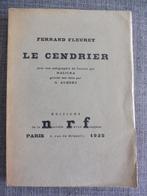 Fernand Fleuret - Le cendrier avec une calligraphie de l'aut, Antiquités & Art, Antiquités | Livres & Manuscrits, Envoi