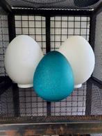 ViAnne groene glazen eierlamp 20 cm hoog, Ophalen