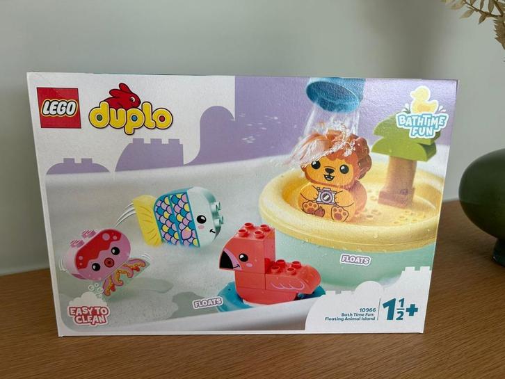 Duplo 10966 Pret in bad: drijvend diereneiland, Enfants & Bébés, Bains & Soins, Utilisé, Autres types, Autres marques, Enlèvement