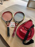 Twee tennisrackets met schoudertas, Sports & Fitness, Tennis, Enlèvement, Utilisé, Raquette, Autres marques