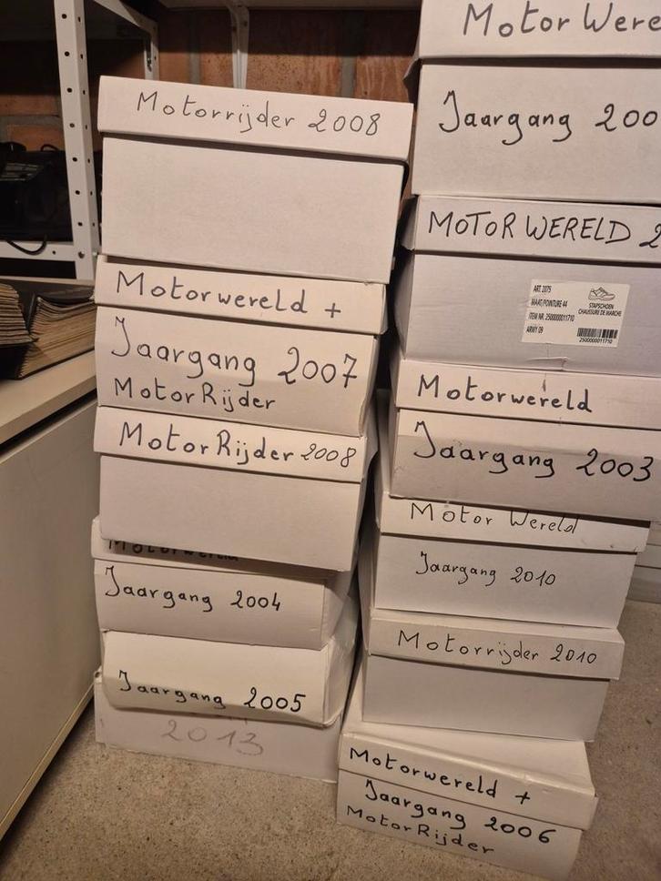 jaargangen Motorweek,Motorrijder en Moto73 van 2003 tot 2013, Verzamelen, Tijdschriften, Kranten en Knipsels, Ophalen