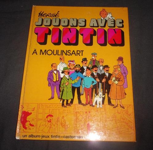 bd0124 jouons avec tintin à moulinsart eo hergé bd, Livres, BD, Enlèvement ou Envoi