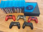 Playstation 4 + 5 manettes + 25 jeux, Enlèvement ou Envoi, Comme neuf