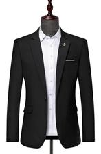 Zwarte mannen vest met binnen voering, mooi afgewerkt, Kleding | Heren, Kostuums en vesten, Ophalen of Verzenden, Nieuw